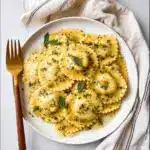 Herbed Three Cheese Homemade Ravioli Recipe