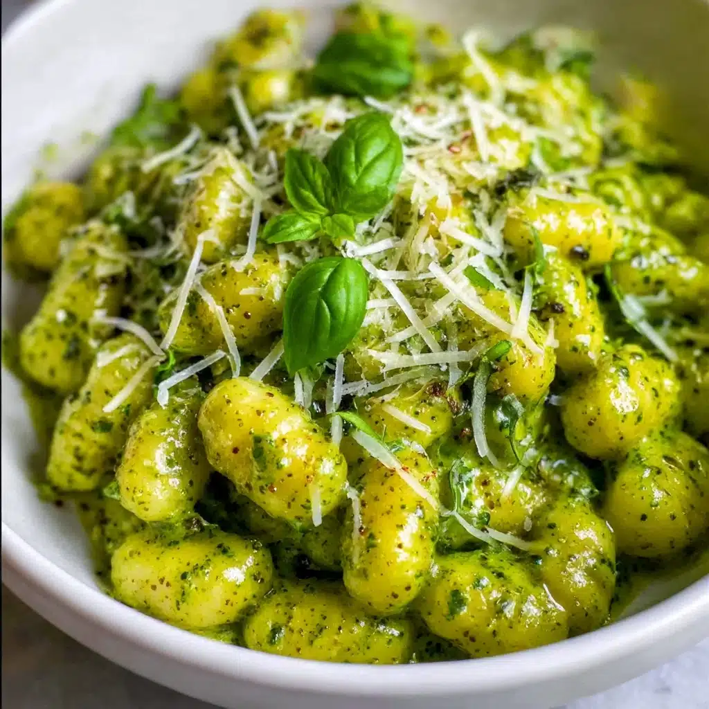 Creamy Kale Pesto Gnocchi Recipe - Recipe Image