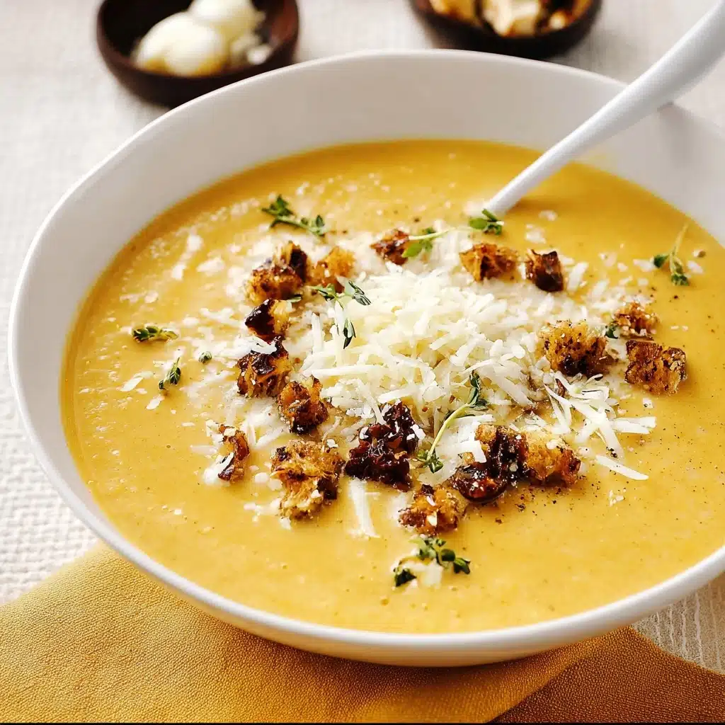 Pumpkin Soup with Walnut Crispies Recipe - Recipe Image
