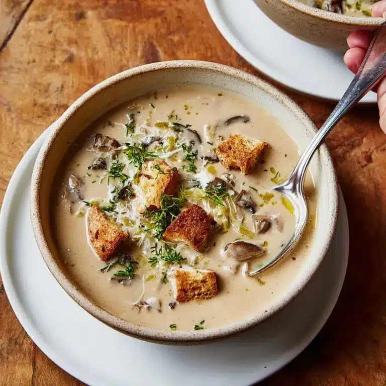 Creamy Mushroom Soup Recipe