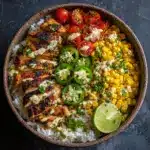 Street Corn Chicken Rice Bowl Recipe