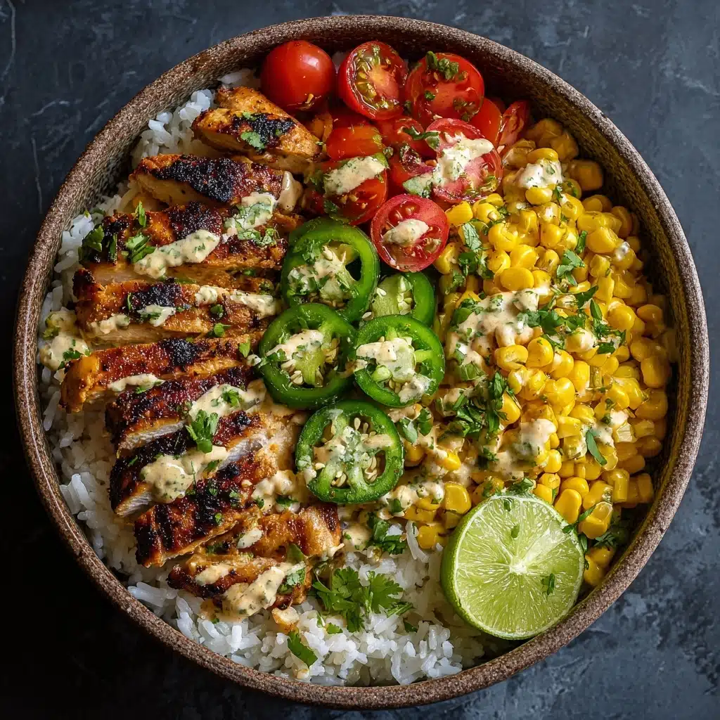 Street Corn Chicken Rice Bowl Recipe