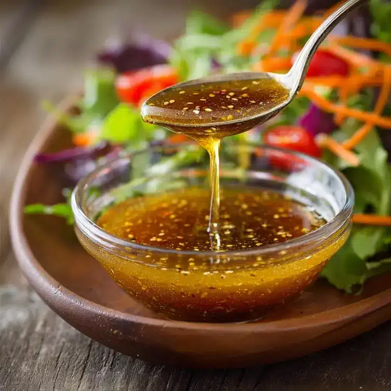 Peach Honey Dijon Balsamic Vinaigrette Recipe
