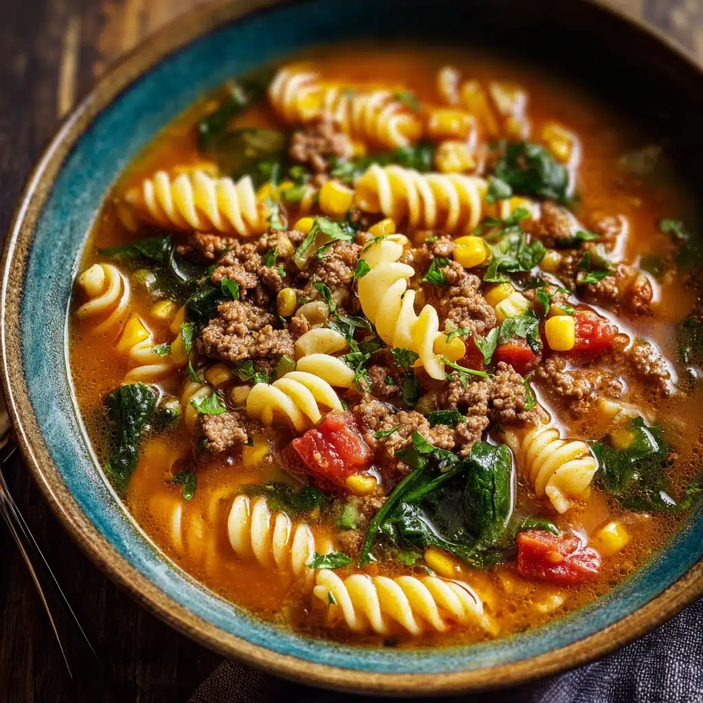 Hamburger Noodle Soup Recipe - Recipe Image