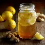 Lemon Ginger Iced Green Tea with Honey Recipe