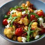 Mediterranean Cauliflower Salad - light meal or side salad Recipe