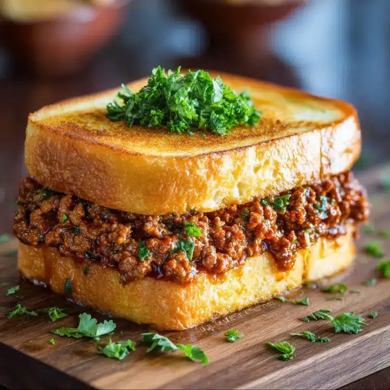 Texas Toast Sloppy Joes Recipe