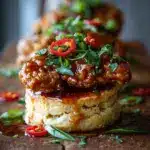 Hot Honey Chicken Biscuits Recipe