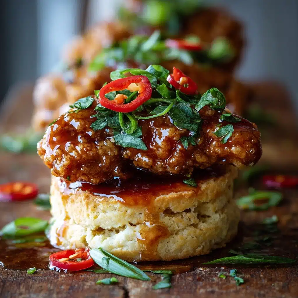 Hot Honey Chicken Biscuits Recipe