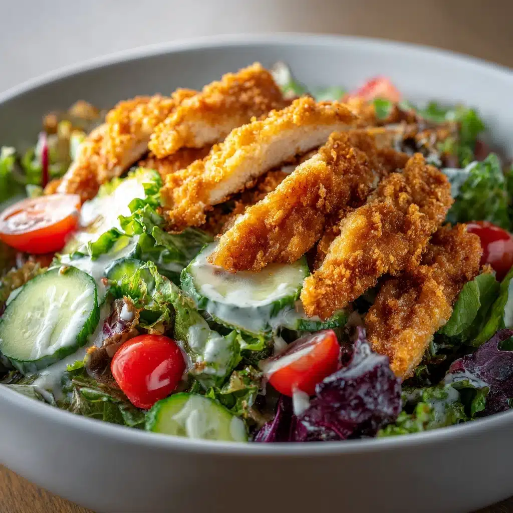 Delicious Crispy Chicken Salad Recipe - Recipe Image