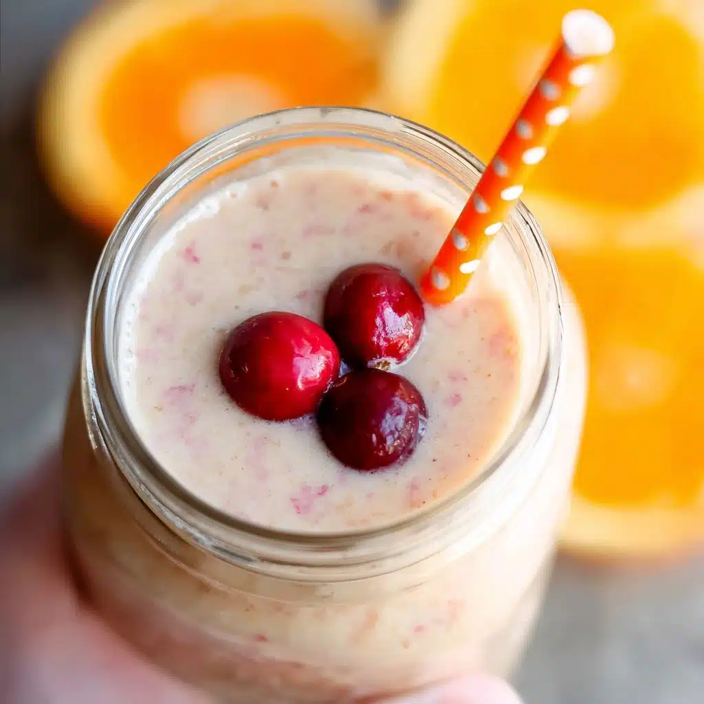 Orange Cranberry Muffin Smoothie Recipe - Recipe Image