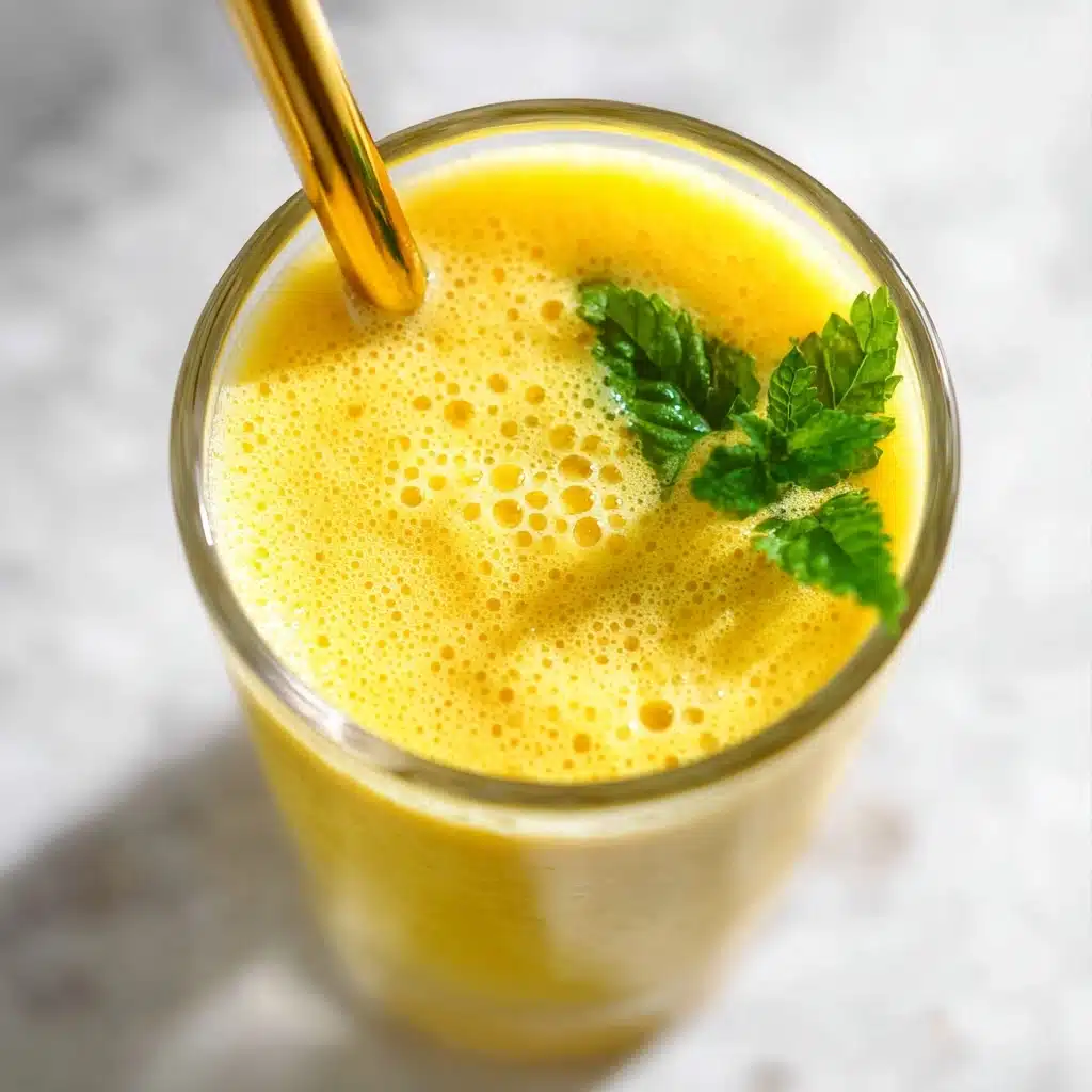 Golden Turmeric Fruit Smoothie Recipe - Recipe Image
