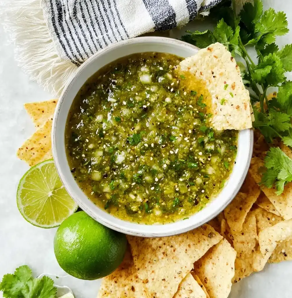 Roasted Tomatillo Salsa Verde Recipe - Recipe Image