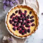 Blackberry Lavender Custard Tart Recipe
