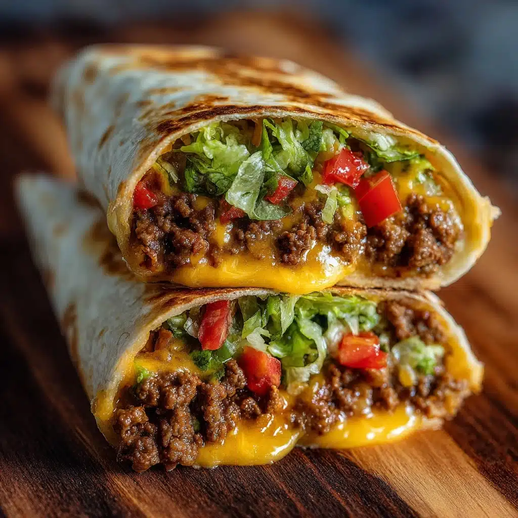 Cheeseburger Burritos Recipe - Recipe Image