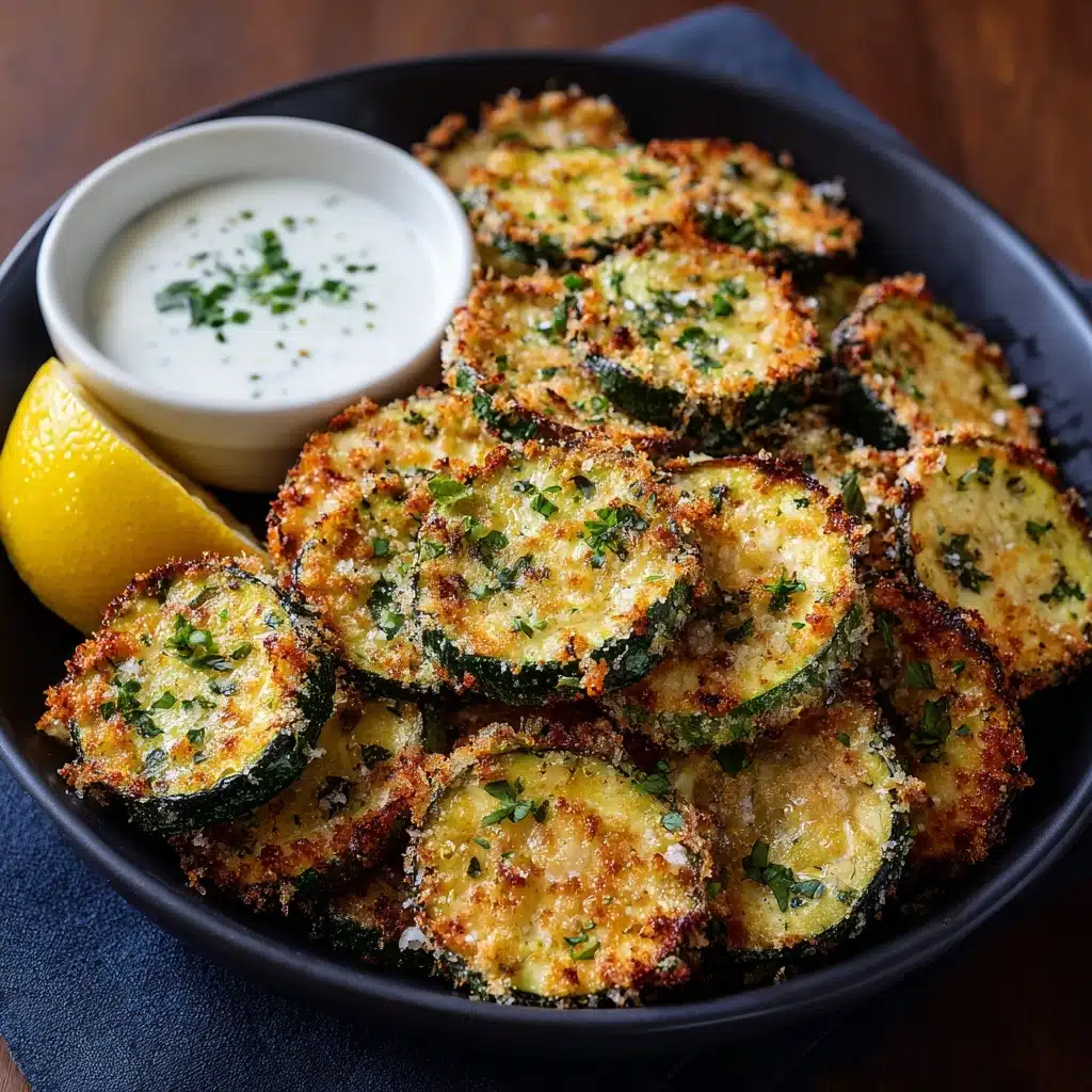 Air Fryer Crispy Parmesan Zucchini Chips Recipe - Recipe Image