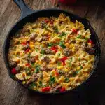 Creamy Ranch Beef Bowtie Skillet with Sweet Corn Magic Recipe