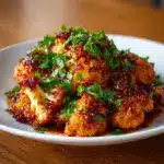 Sweet and Spicy Baked Cauliflower Recipe