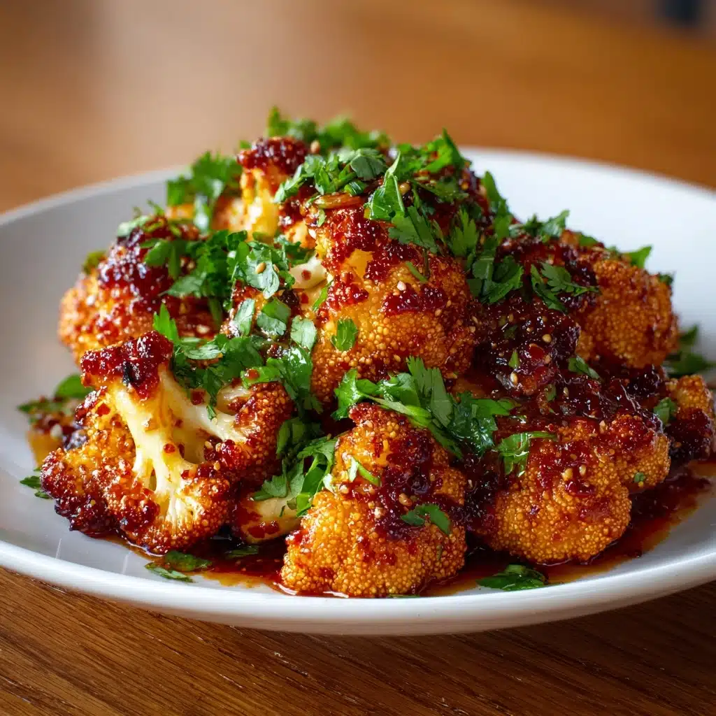 Sweet and Spicy Baked Cauliflower Recipe