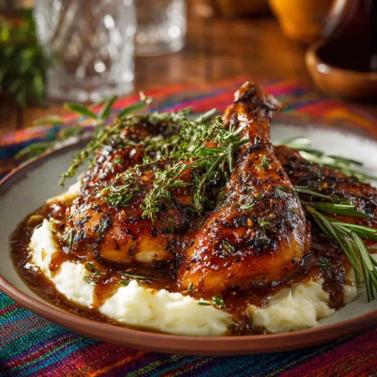 Smothered Turkey Wing Dinner Recipe