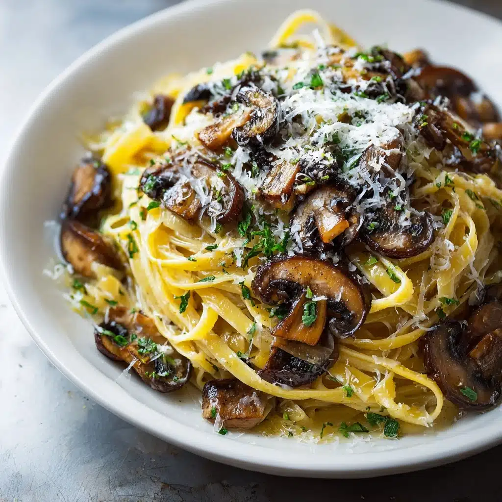 Garlic Mushroom Pasta Recipe