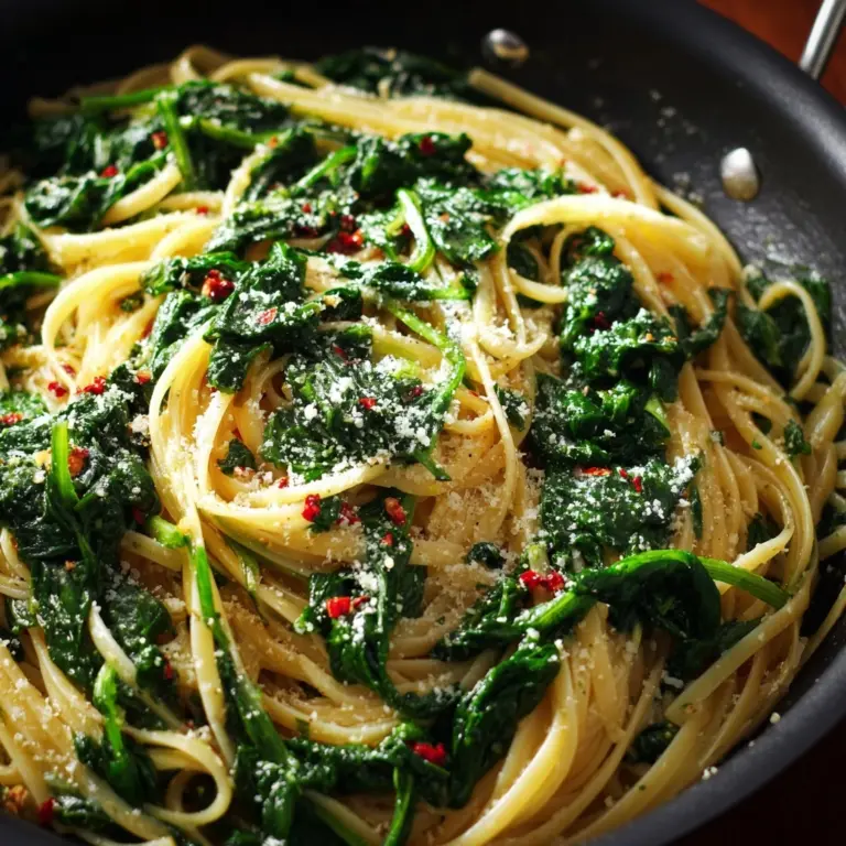 Quick Spinach Pasta Recipe