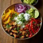 Chicken Fajita Burrito Bowl Recipe