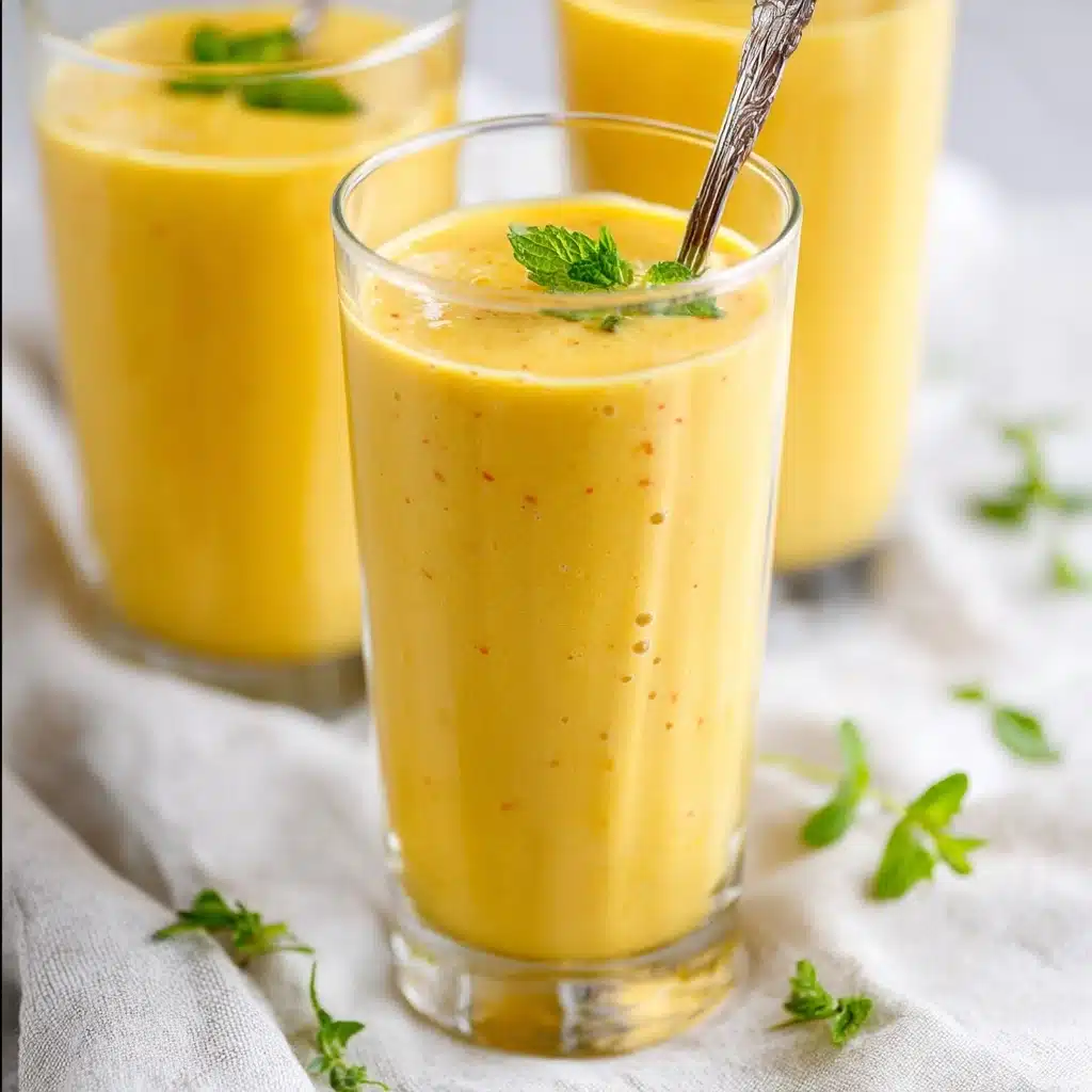 Golden Turmeric Fruit Smoothie Recipe - Recipe Image