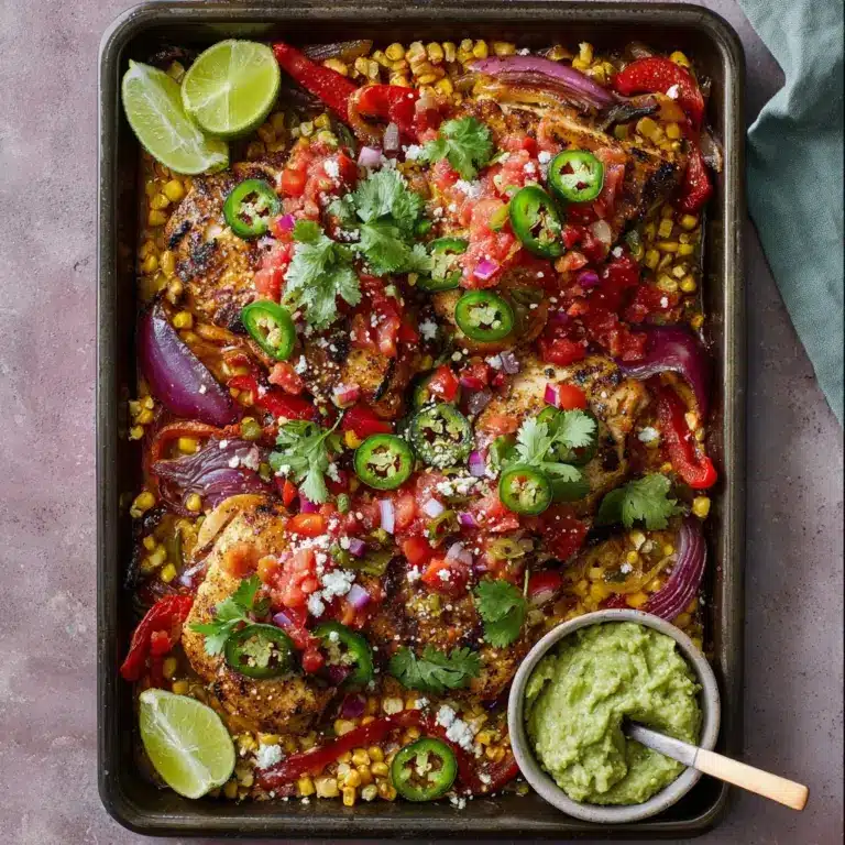 Sheet Pan Nacho Chicken Recipe