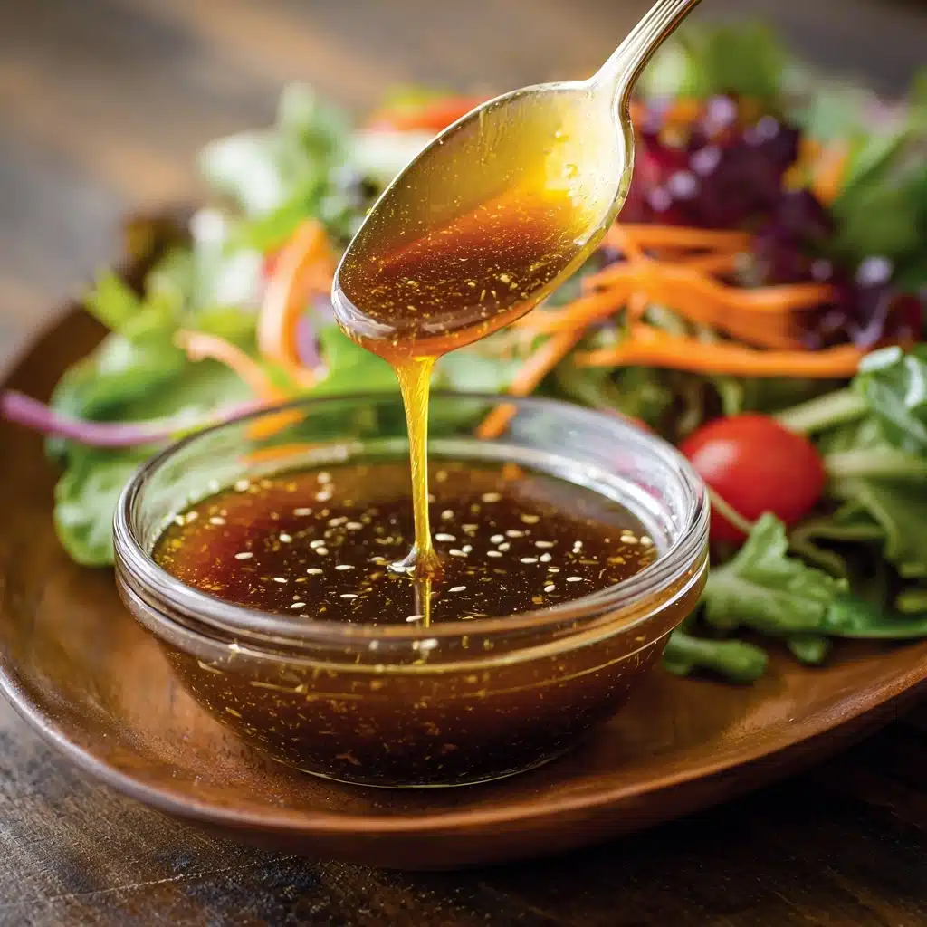 Peach Honey Dijon Balsamic Vinaigrette Recipe - Recipe Image