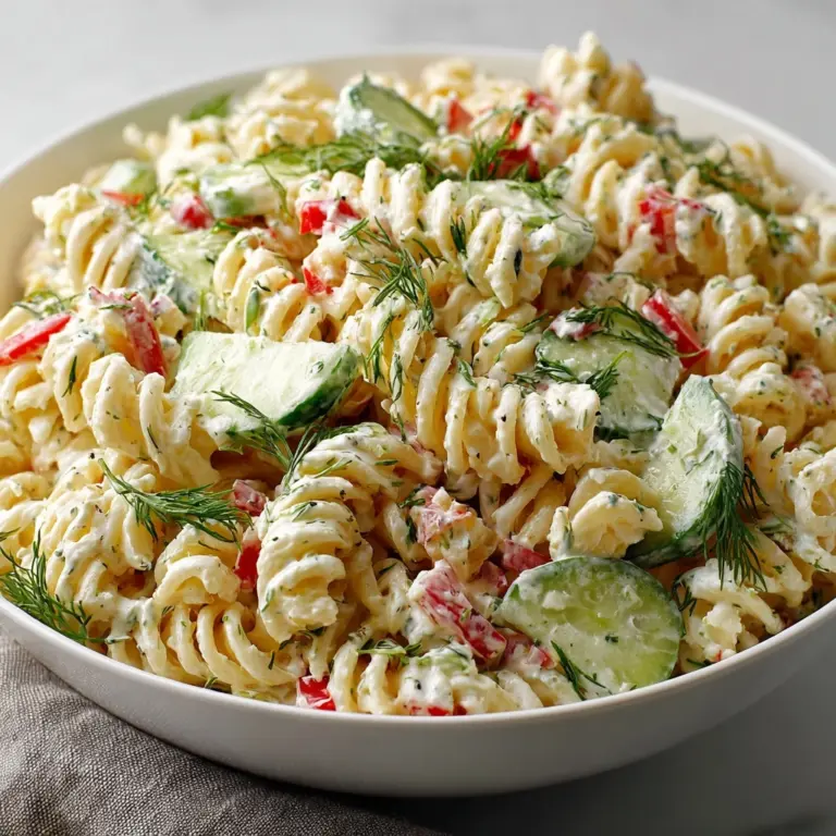 Dill Pickle Pasta Salad Recipe