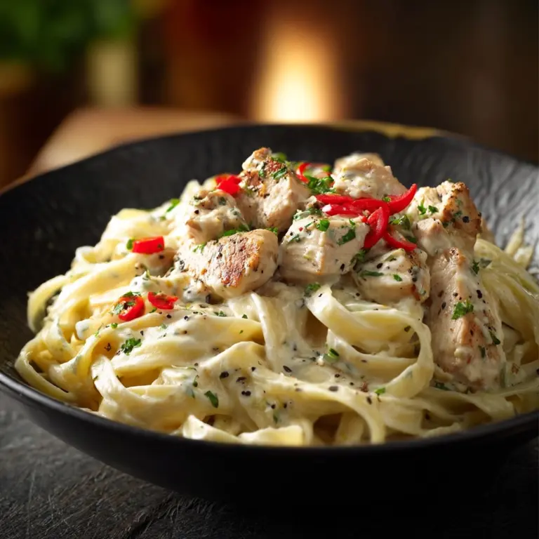 Chicken Fettuccine Alfredo Recipe