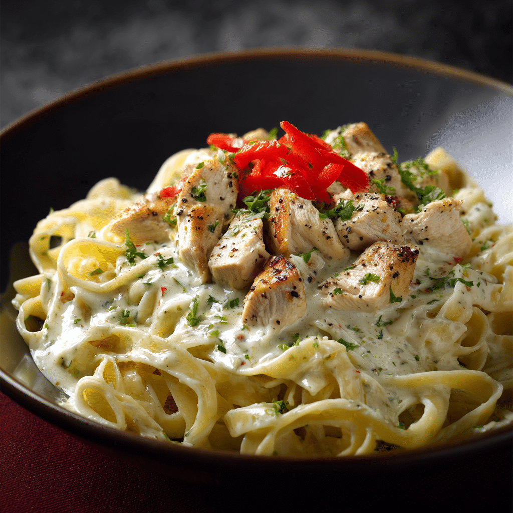 Chicken Fettuccine Alfredo Recipe - Recipe Image