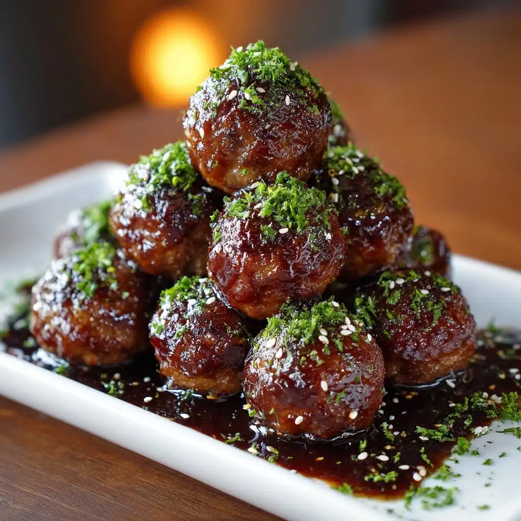 Honey Garlic Meatballs Recipe - Recipe Image