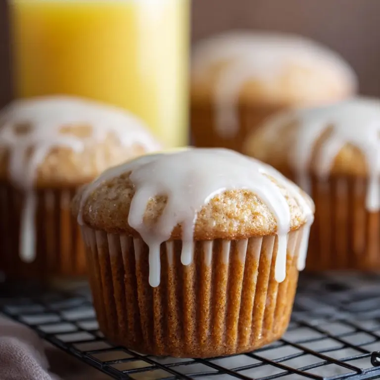 Mini Chai Muffins with Vanilla Bean Glaze Recipe