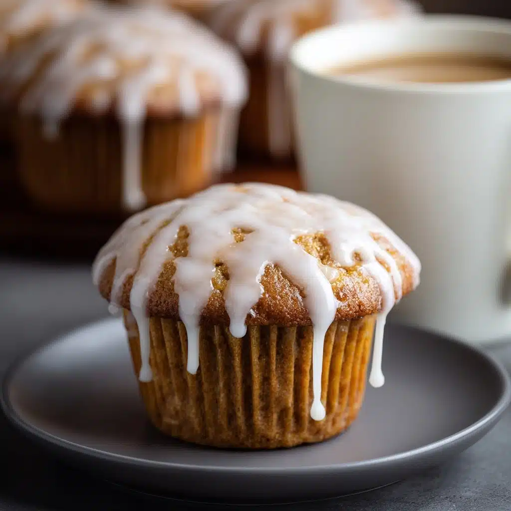 Mini Chai Muffins with Vanilla Bean Glaze Recipe - Recipe Image