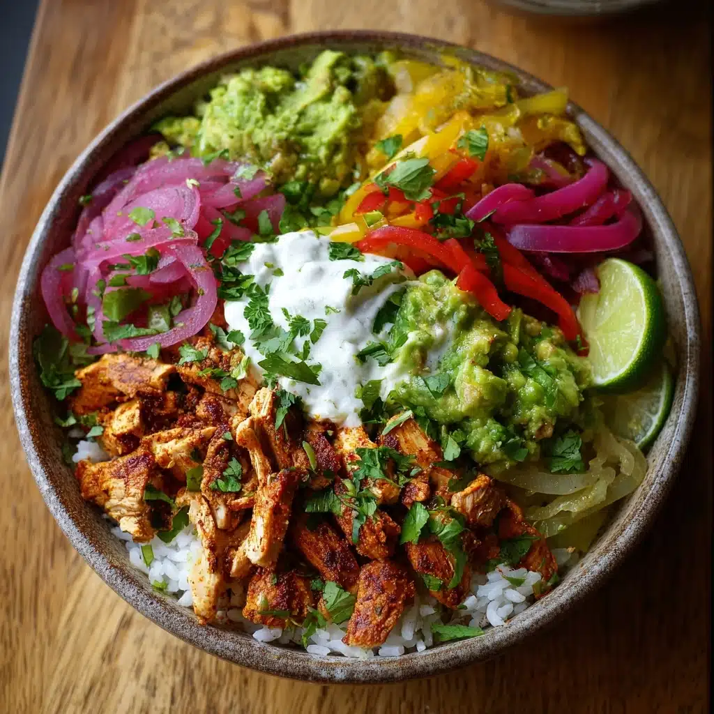 Chicken Fajita Burrito Bowl Recipe - Recipe Image