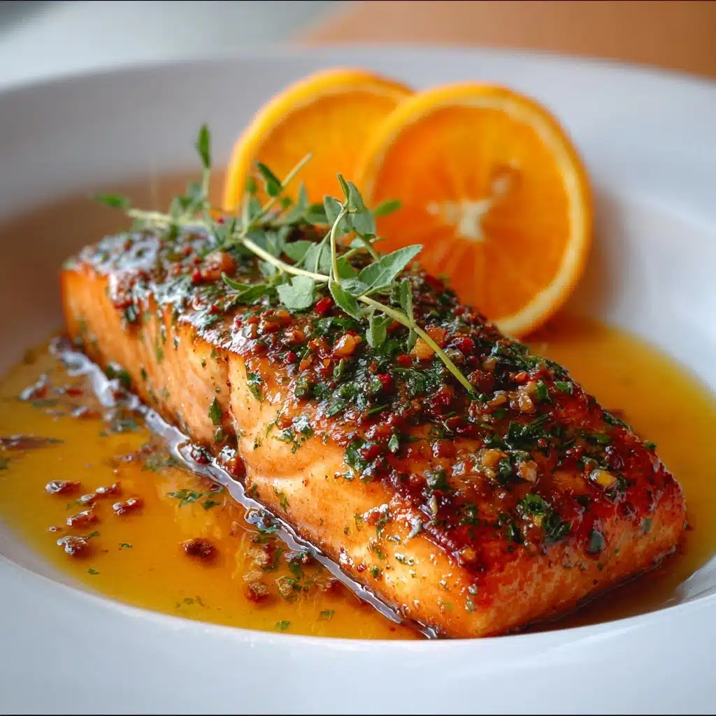 Pan Fried Orange Salmon Recipe - Recipe Image