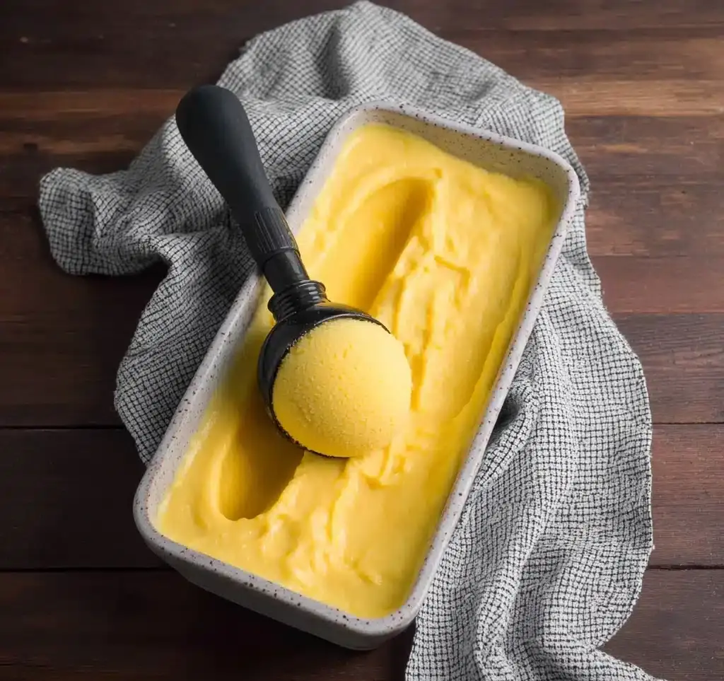 Mango Ice Cream Recipe - Recipe Image