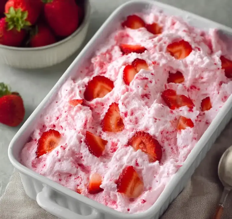 Strawberry Angel Food Cake Dessert Recipe