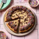 Easy Homemade Chocolate Chip Cookie Cake Recipe