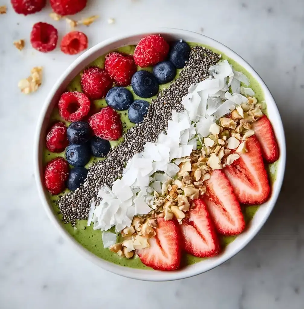 Supercharged Green Smoothie Bowl Recipe - Recipe Image