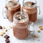 Healthy Chocolate Banana Peanut Butter Protein Shake Recipe