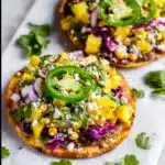 stadas with Cabbage Slaw and Mango Salsa Recipe