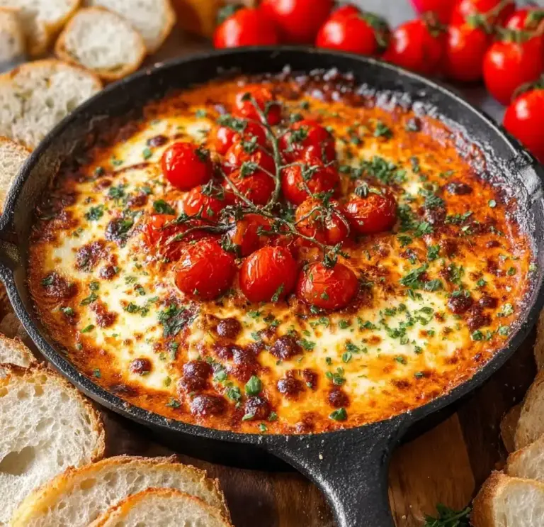 Cheesy White Bean Skillet Bake Recipe