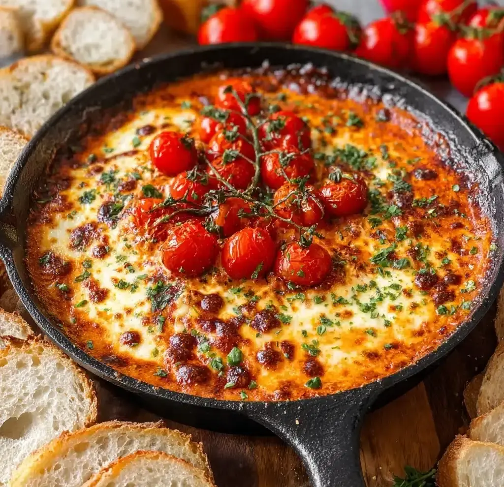 Cheesy White Bean Skillet Bake Recipe