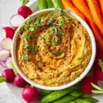 Easy Roasted Vegetable Hummus Recipe