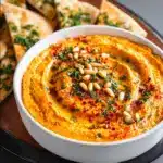Roasted Red Bell Pepper Hummus Recipe