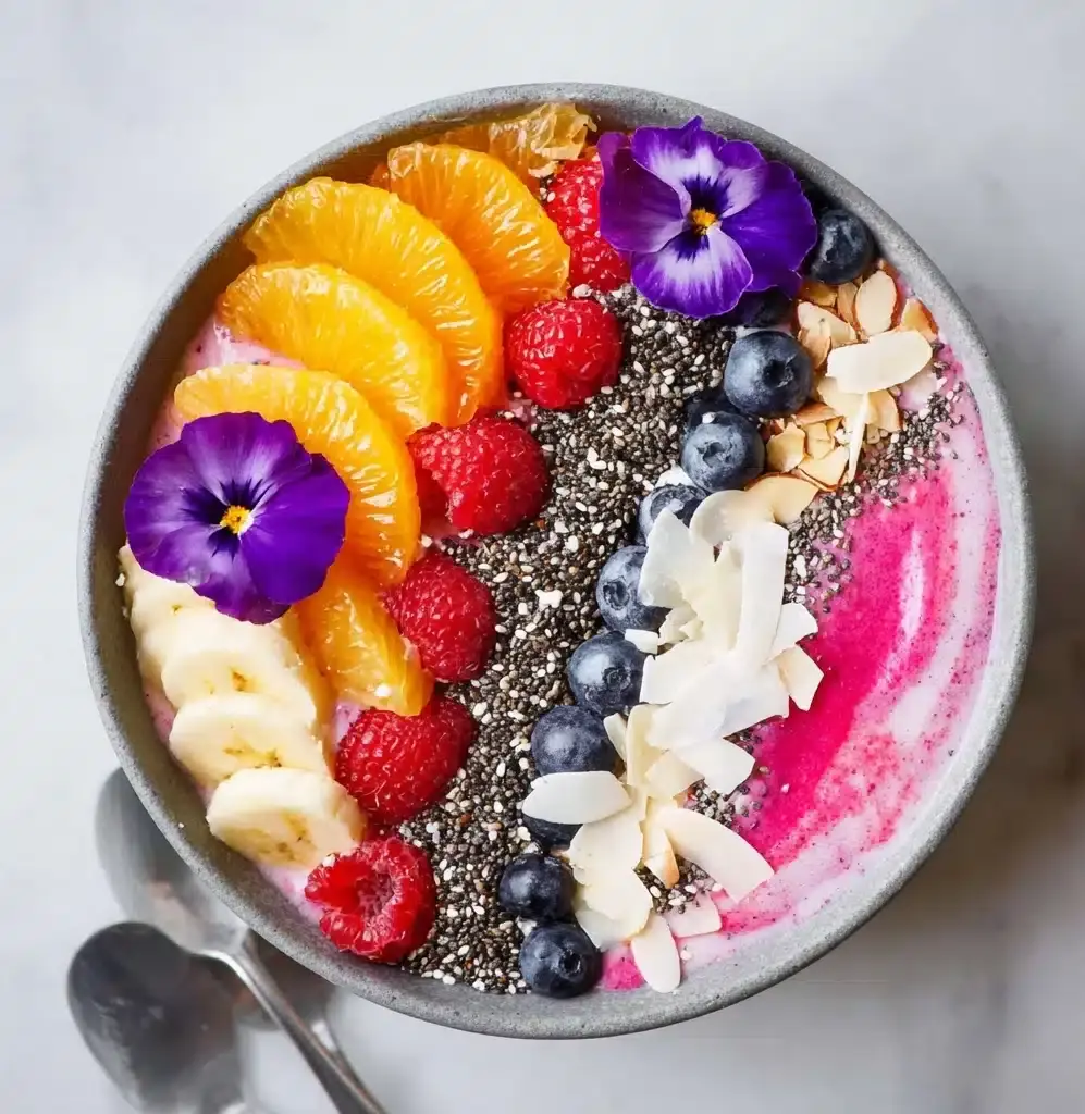 Berry Banana Smoothie Bowl Recipe - Recipe Image