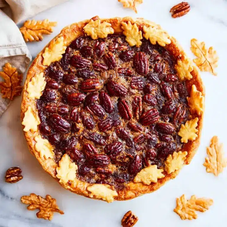 Deep Dish Bourbon Pecan Pie Recipe